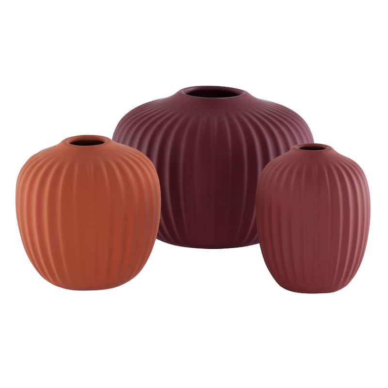 SAFAVIEH Jacie Ceramic Decorative Vase (Set of 3) - 6Wx6Dx4H