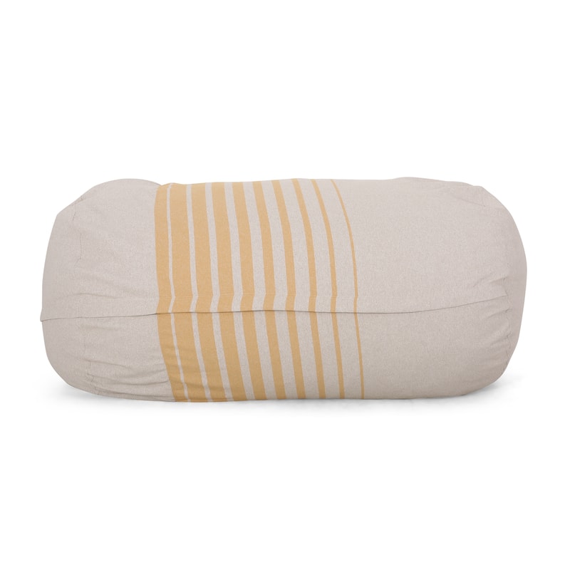 Hudgeons Indoor Striped Bean Bag by Christopher Knight Home