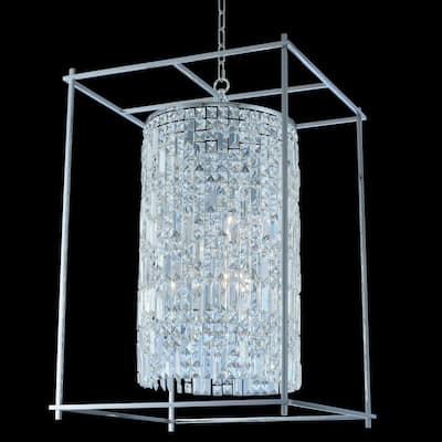 Allegri 036151-FR001 Joni 30" Wide Pendant with Firenze Crystal