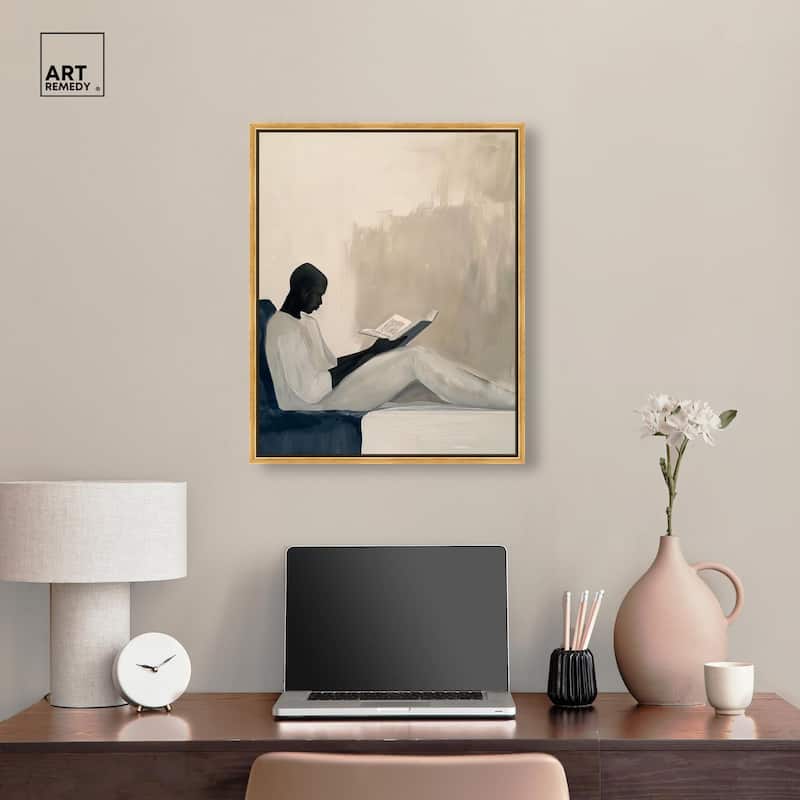 Void Reader I Canvas by Art Remedy