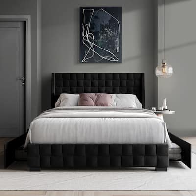 CraftPorch Minimalist Platform Bed