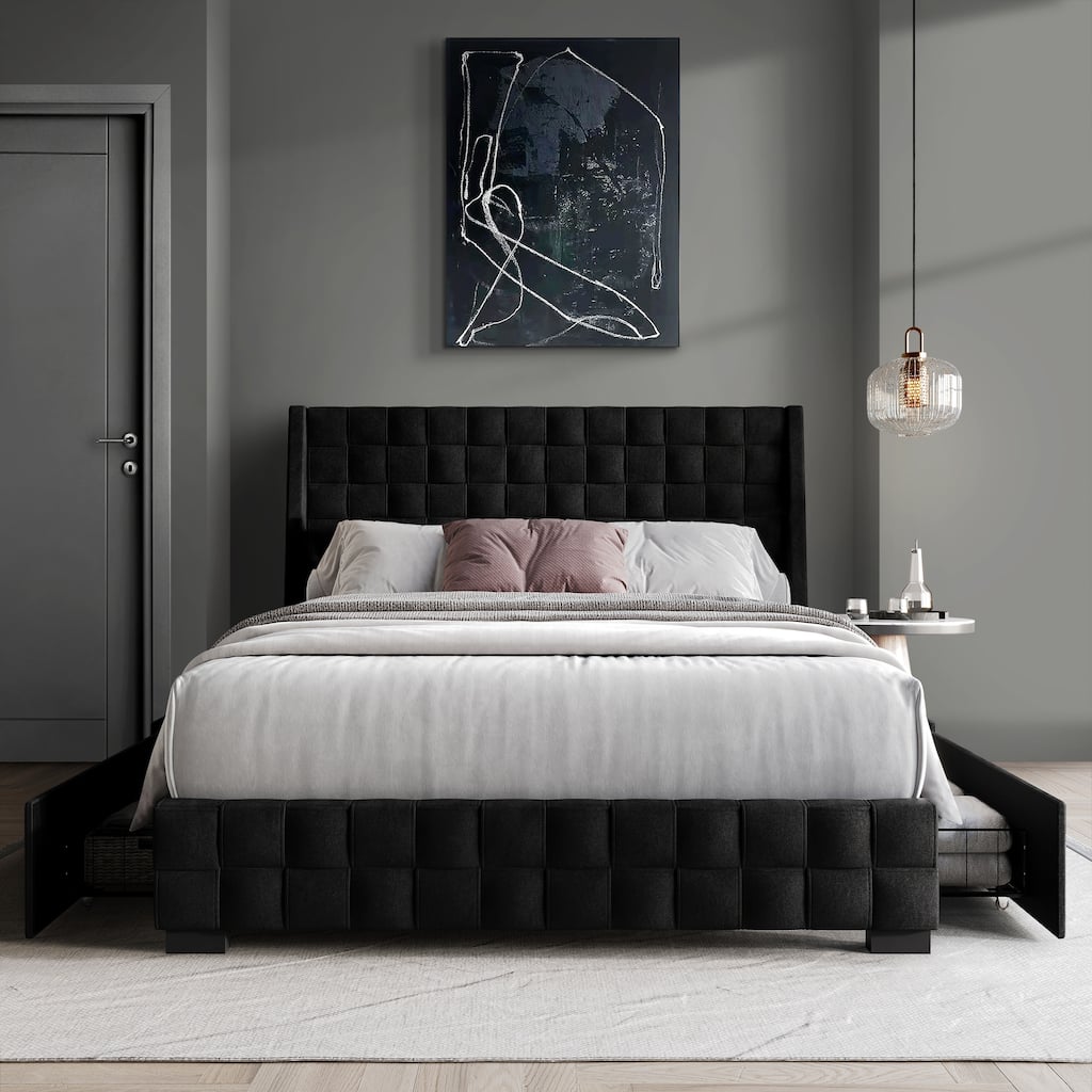 CraftPorch Minimalist Platform Bed