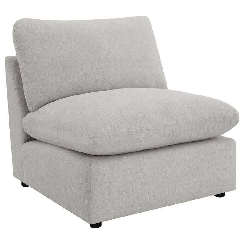 Biny 5pc L Shape Modular Sectional Sofa, Light Gray, Power Reclining