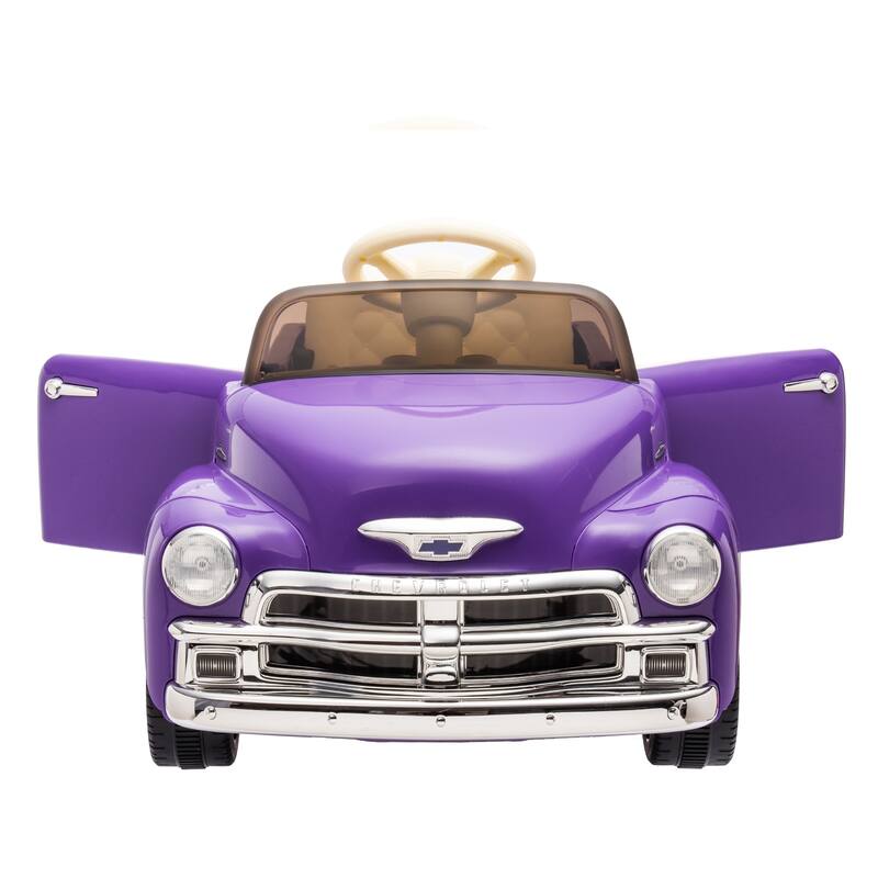 12V Kids Ride On Truck Car W/Parents Control, Licensed Chevrolet 3100 Pickup,Electric Car,High-Power Up To 4.35 Km/H,Age 3+