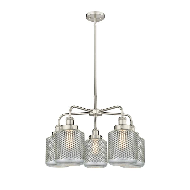 Innovations Lighting 916-5CR-15-24 Edison Chandelier Edison 5 Light
