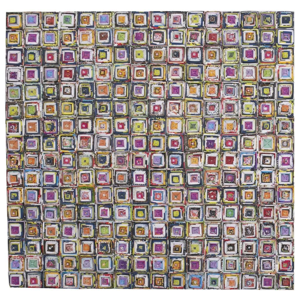 Handmade 40" Wall Deco, Kaleidoscope