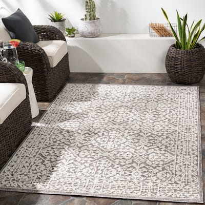 Hanks Indoor/ Outdoor Traditional Area Rug