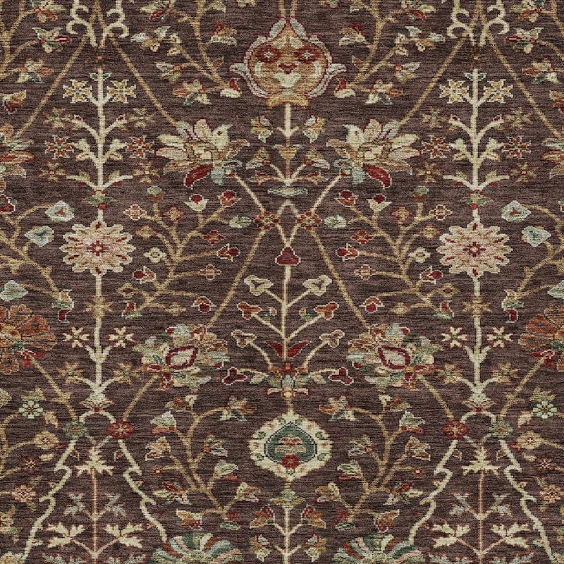 HomeRoots Floral Transitional Rectangle Outdoor Rug