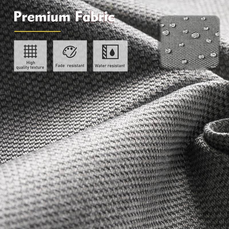 XIZZI 2-piece Patio Furniture Wicker Outdoor Chair Set