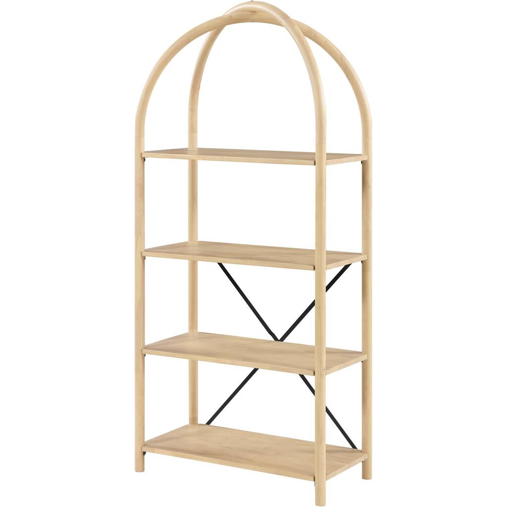 Livabliss Alayna Modern Bookcase - 70"H x 36"W x 16"D