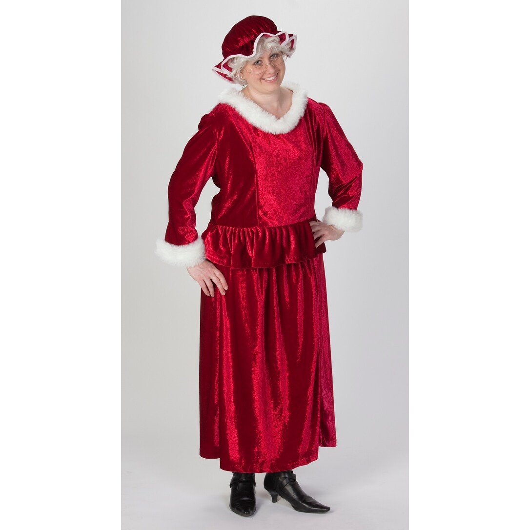plus size mrs claus costume