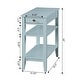 preview thumbnail 4 of 8, Convenience Concepts American Heritage 1 Drawer Chairside End Table with Shelves