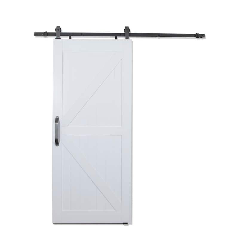 Montana 36x84 H/K White Barn door kit