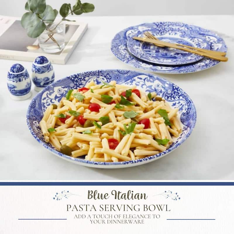 Spode Blue Italian Pasta Bowl - 12 inch