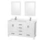 Option White, Chrome Trim, Giotto Quartz Top