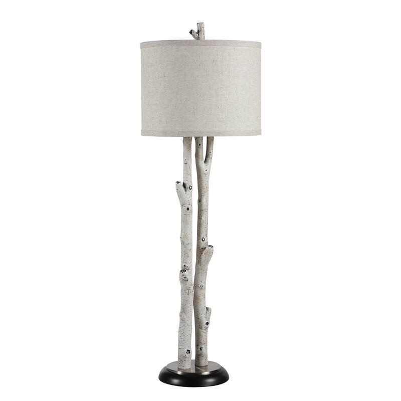 Everren Leandro 35.25" Height Table Lamps, Faux Birch Tree