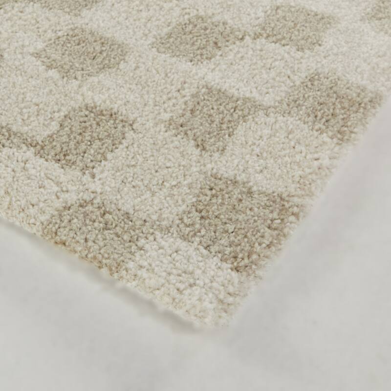 Dietrich Modern Checkered Area Rug