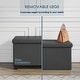 preview thumbnail 55 of 62, Nestl Storage 30-In Storage Ottoman Bench with Storage Bins for Bedroom - Folding Foot Rest Ottoman with Storage for Living Room