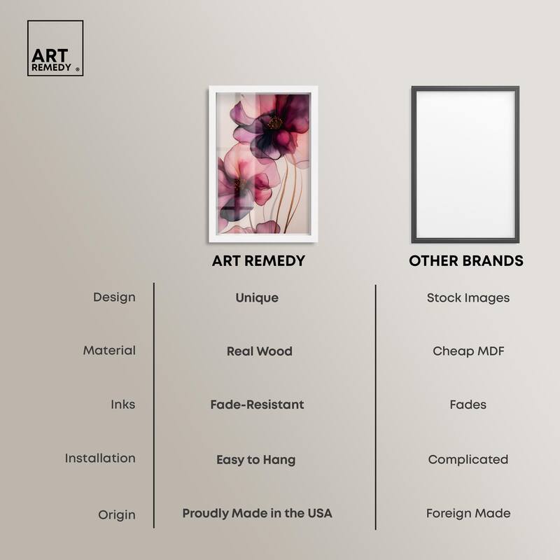 Velvet Verse III Shadowbox by Art Remedy