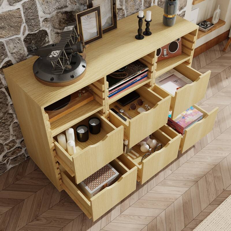 Entertainment Combo Units 2 Storage Cabinets and TV Stand Console Sets