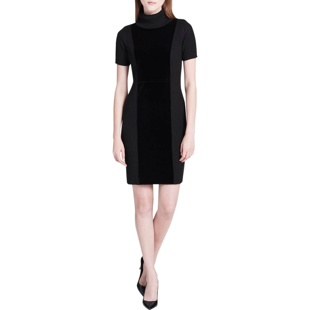 calvin klein turtleneck sweater dress