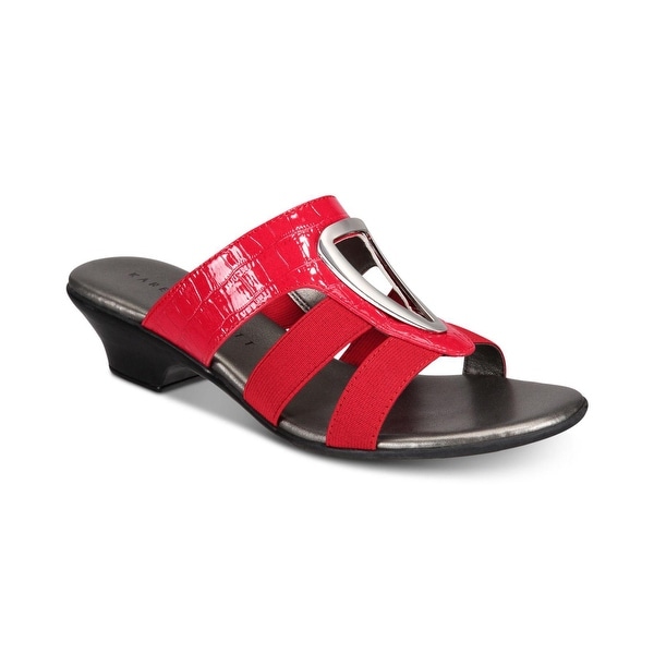 Karen Scott Womens Engle Open Toe Casual Slide Sandals. Opens flyout.