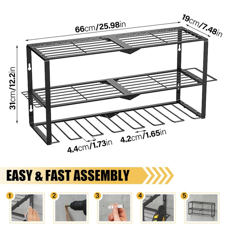 Garage Storage Rack for Cordless Tools