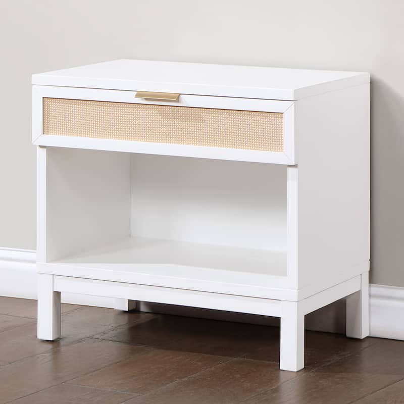 Brighten Cane 1-drawer Nightstand by Greyson Living