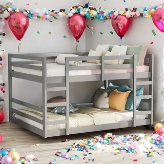 Full Over Full Bunk Bed with Ladder