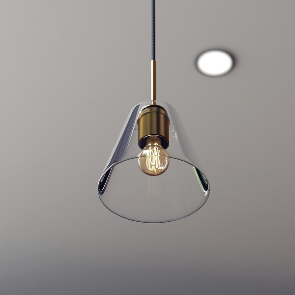 Single glass pendant sale light