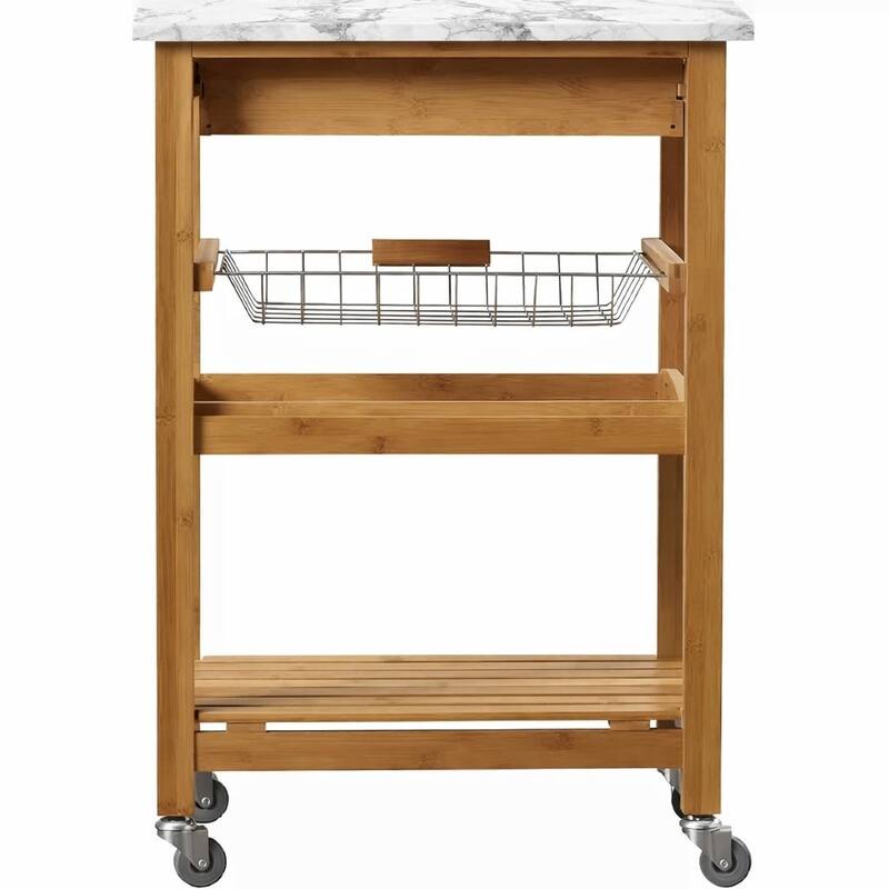 Aya Bamboo Kitchen Cart