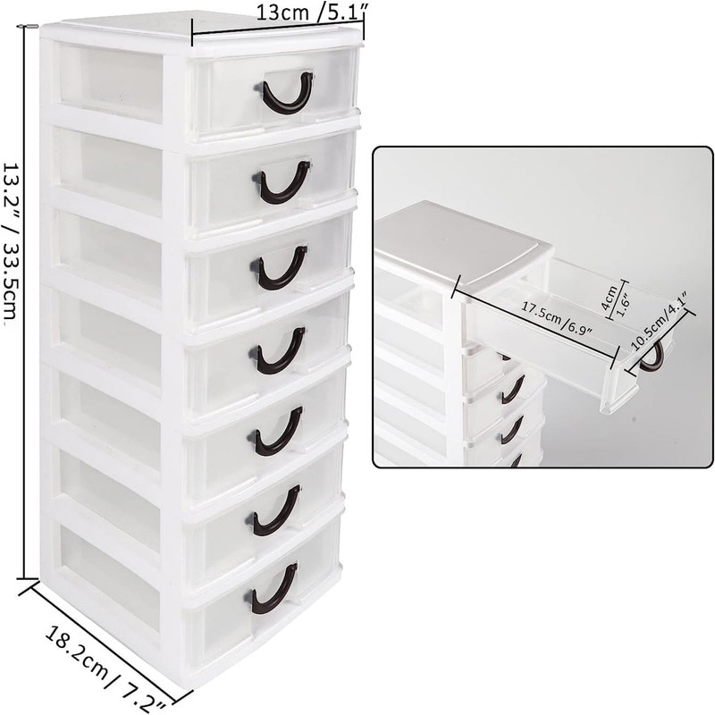 Mini Organizer Box Storage Container Case White - Bed Bath & Beyond -  39462309