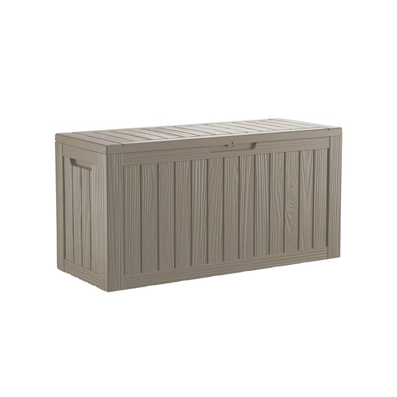 80 Gal. Resin Outdoor Patio Storage Deck Box