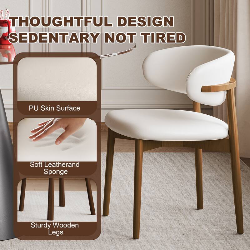 5 Piece Dining Set Round Glass Top Table Carbon Steel Base 4 Chairs for Small Spaces