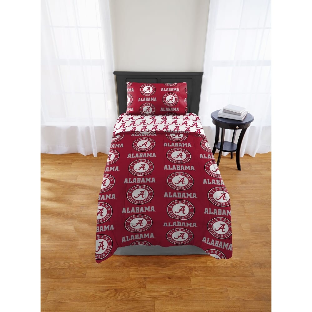 NCAA Alabama Crimson Tide 4 Piece Twin Bed in a Bag Set