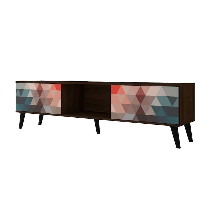Manhattan Comfort Takajarvi Mid Century Modern Media Cabinet
