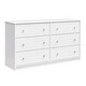preview thumbnail 27 of 26, Ameriwood Home Ellery 6 Drawer Wide Dresser