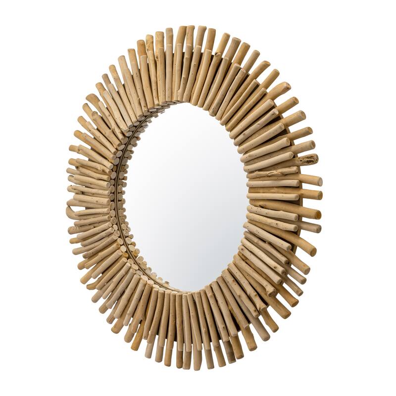 Varaluz Drifter Wall Mirror - Natural Driftwood