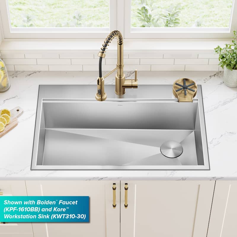 KRAUS CleanMate Glass Rinser for Kitchen Sink