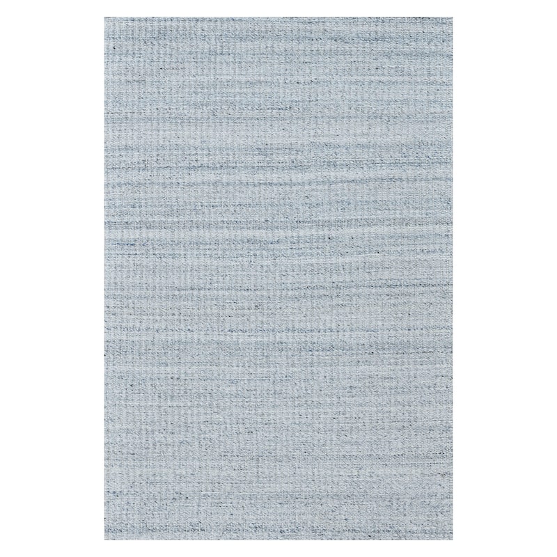 Lineage Sky Blue Heathered Hand-Woven Area Rug 2' x 3' - 5x8