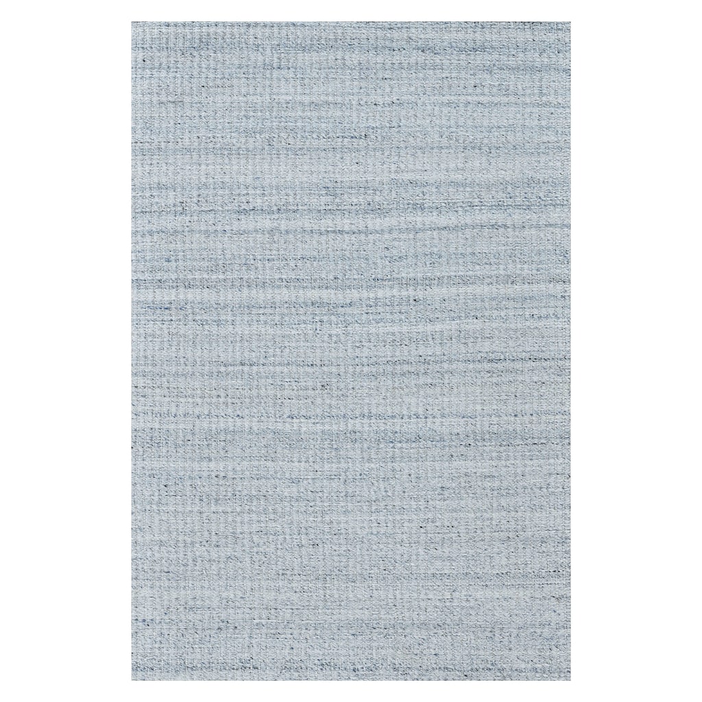 Lineage Sky Blue Heathered Hand-Woven Area Rug 2' x 3'