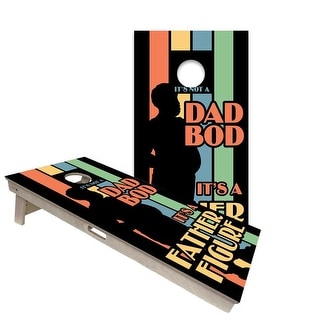 Dad Bod Regulation 2x4 Cornhole Board Set