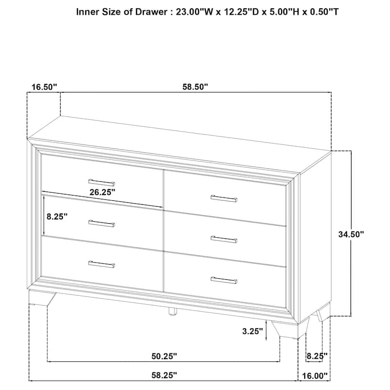 Wright Bedroom Set Brown Oak