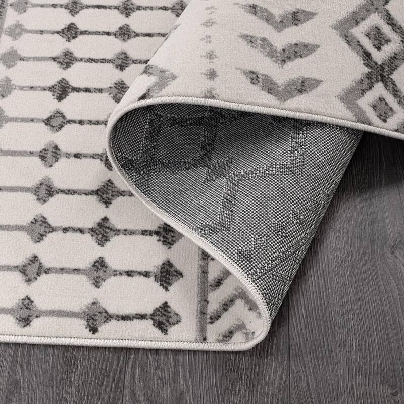 5'x7' Oval Boho Area Rug Geometric Design Non-Shedding - 60*84