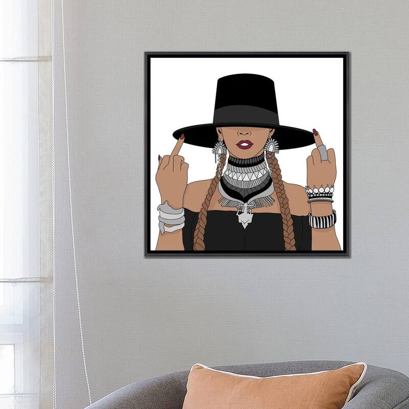 iCanvas "Beyonce Formation" by Sammy Gorin Framed