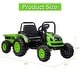 12V Kids Ride-On Tractor with Trailer, Remote Control - Bed Bath ...