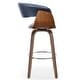preview thumbnail 145 of 186, 26"/29" Faux Leather Swivel Bar Stools, Wood Counter Stool