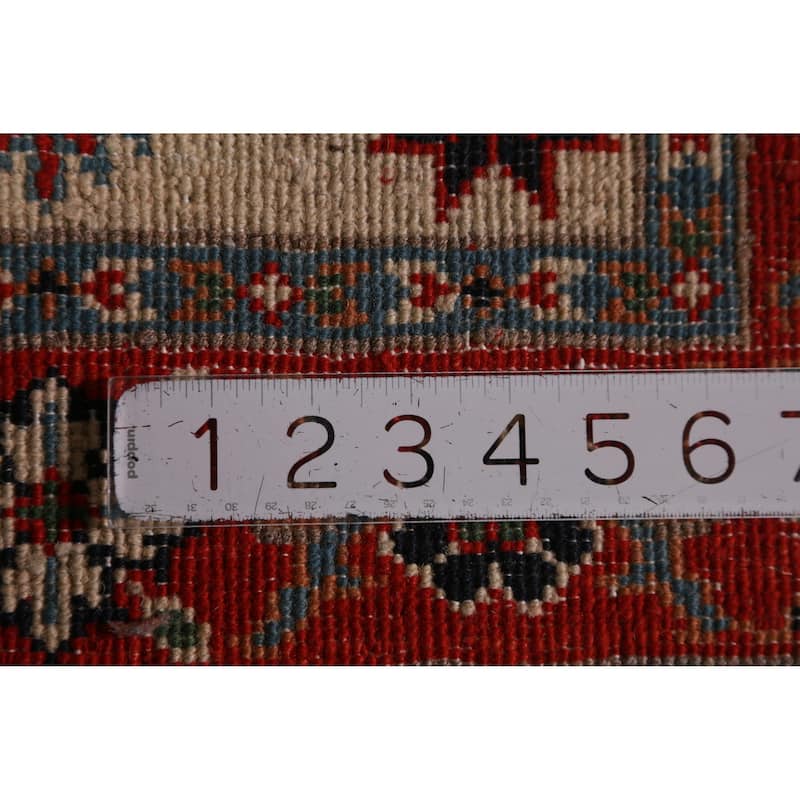 Kazak Oriental Accent Foyer Rug Handmade Geometric Wool Carpet - 2'0"x 3'0"