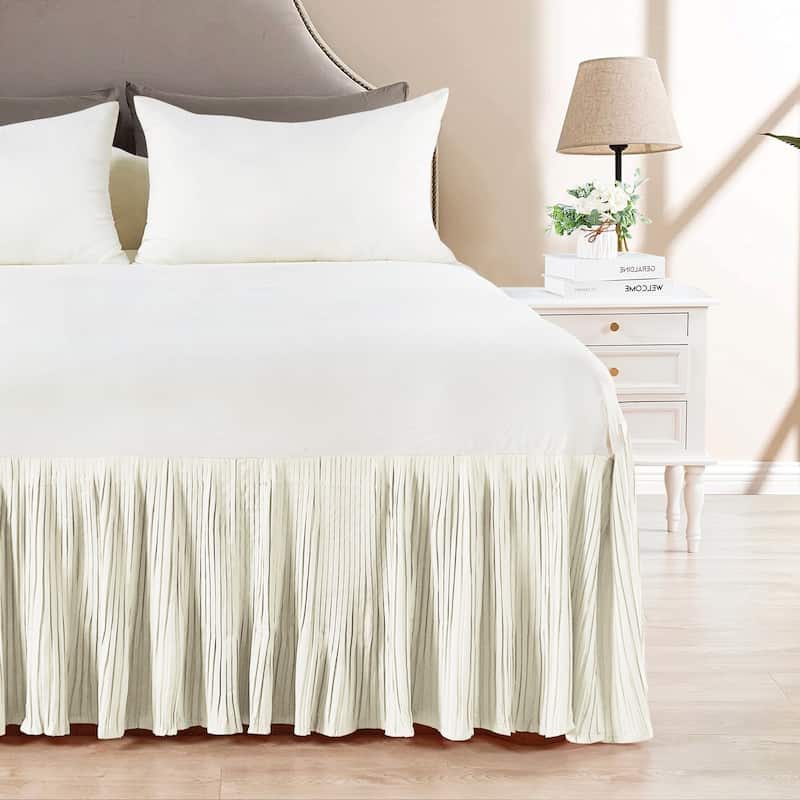 Home Soft Things Pleated Bed Skirt