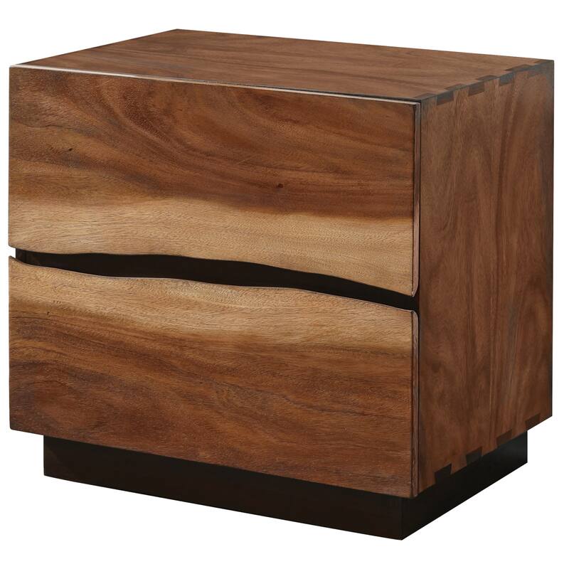 Copper Grove Lorevilko 2-tone Exotic Woodgrain Nightstand